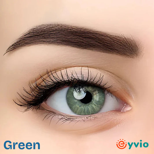 EYVIO Green Soft & Natural Eye Lenses