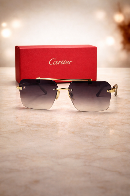 Luxury Rimless Sunglasses for Men & Women